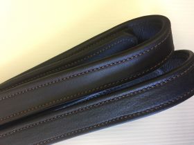 GFS Premier Stirrup Leathers with Tone on Tone Stitching Brown