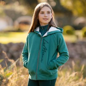 LeMieux Young Rider Hollie Sherpa Lined Hoodie - Evergreen -  LeMieux
