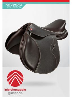 John Whitaker Rio Kids Pony Saddle with Changeable Gullet System Havana