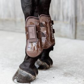 Kentucky Horsewear Velcro Tendon Boots - Brown