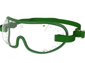 Kroops Racing Goggles - Clear Lens  Green