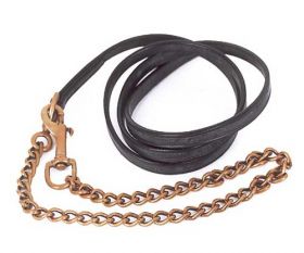 Heritage English Leather 1/2" Lead And Single Chain 
