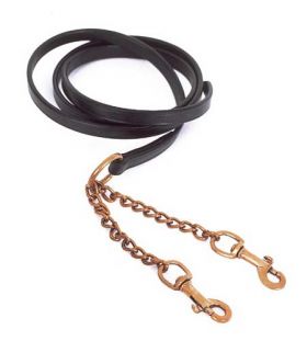 Heritage English Leather 1/2" Lead And Twin Chain