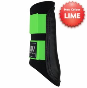 Woof Wear Club Brushing Boot - WB0003 Black - Lime