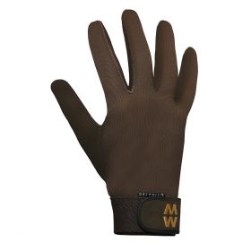 Macwet Climatec Equestrian Gloves - Long Cuff Brown -  Macwet