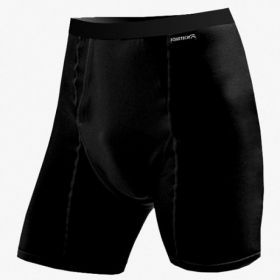 Equetech Mens Padded Boxer Shorts - PLUS Black