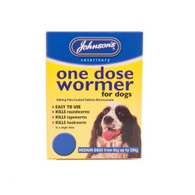 Johnson's One Dose Wormer Size 2