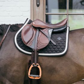 Kentucky Horsewear Plaited Cord Saddle Pad Jumping - Beige - Kentucky Horsewear