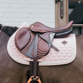 Kentucky Horsewear Plaited Cord Saddle Pad Jumping - Beige - Kentucky Horsewear