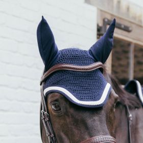 Kentucky Horsewear Fly Veil Plaited Cord - Navy