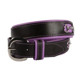 Noble Outfitters On The Bit Belt Black & Purple 
