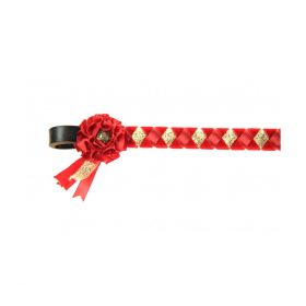 ShowQuest Skipton Browband Red Red Gold
