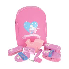 Little Rider Little Show Pony Complete Grooming Kit Rucksack Pink