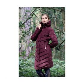 Coldstream Kimmerston Long Quilted Coat - Wine