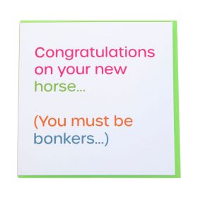 Gubblecote Humourous Greetings Card	- Bonkers