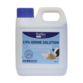 Battles 2.5% Iodine Solution 1ltr