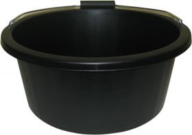 ProStable 3 Gallon Plastic Feed Bucket Black