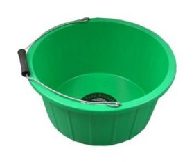 ProStable 3 Gallon Plastic Feed Bucket Green
