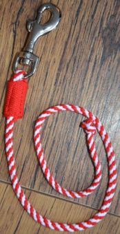 Crafty Ponies Leadrope and Instruction Booklet Red - White