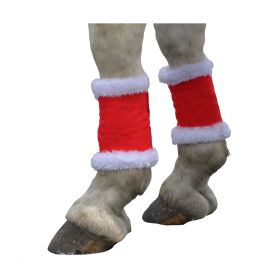 Hy Christmas Santa Pony Leg Wraps (Set of 4) - HY