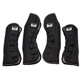 Saxon Travel Boots - Set of 4 Black