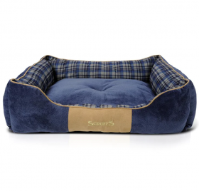 Scruffs Highland Box Bed - Blue -  Scruffs