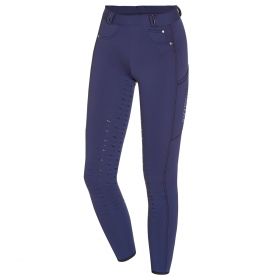Schockemohle Ladies Winter Riding Tights II-Jeans Blue-22in Ladies EU 32 UK 4 Clearance -  Schockemohle