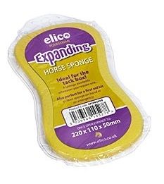 Elico Expanding Horse Sponge - Yellow