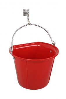 Stubbs Hanging Bucket Flat Sided Large S85A - Red