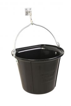 Stubbs Hanging Bucket Flat Sided Large S85A - Black