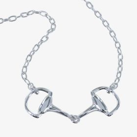 Reeves & Reeves Sterling Silver Snaffle Feature Necklace