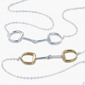 Reeves & Reeves Sterling Silver Solo Snaffle Necklace