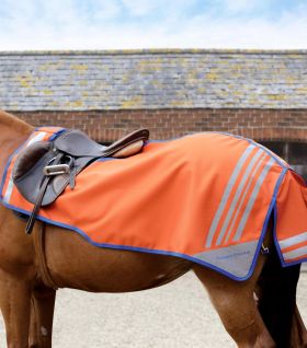 Premier Equine Stratus Horse Exercise Sheet-Orange-Medium - Premier Equine