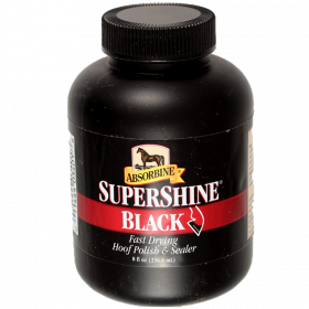 Absorbine SuperShine Hoof Polish and Sealer  Black