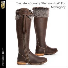 Tredstep Shannon H2O Fur Country Boots - Mahogany -  Tredstep Ireland