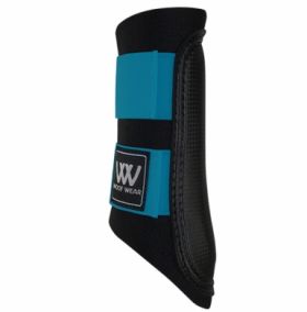 Woof Wear Club Brushing Boot - WB0003 Black - Turquoise