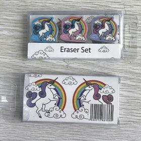Unicorn Erasers 3Pack