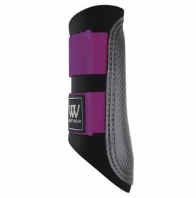 Woof Wear Club Brushing Boot - WB0003 Black Ultra Violet