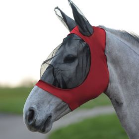 WeatherBeeta Stretch Eye Saver With Ears-Red-Pony - Clearance - WeatherBeeta