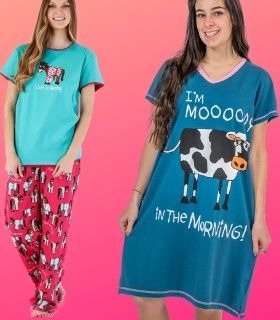 Horse Themed Pyjamas and Slippers